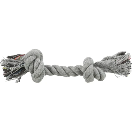 TRIXIE, juguete de cuerda con 2 nudos, 15cm, multicolor