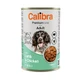 CALIBRA Premium Line, XS-XL, Lam en Kip, nat hondenvoer in blik, (in saus), 1240g