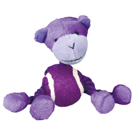 Trixie, dog tennis ball toy, with sound, plush, 16cm, multicolor