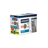 ADVANCE Sterilized, Truthahn, Beutel mit Nassfutter für sterilisierte Katzen, (in Sauce), bax, 85g x 9 x 9 + 3pcs FREE