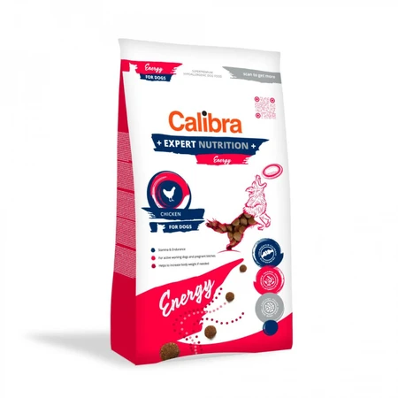 CALIBRA Expert Nutrition Energy, XS-XL, Pollo, alimento seco para perros, actividad intensa, 2kg