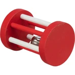 TRIXIE Christmas Bell Rola, stimulatie speeltje voor katten, met geluid, hout, wit en rood, 7x5cm, 1 stuk