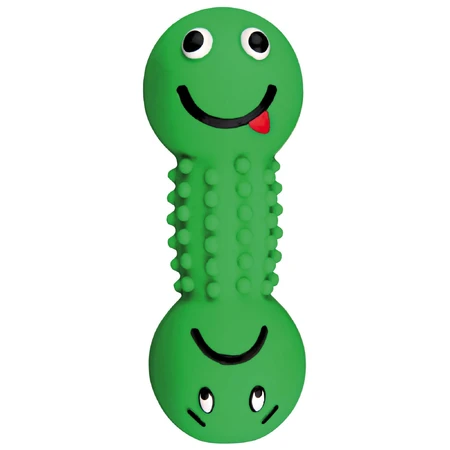 Trixie, smiley hondenspeeltje, latex, 19cm, veelkleurig