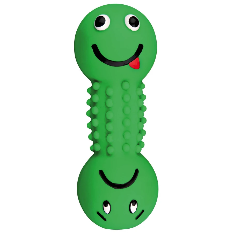 Trixie, smiley hondenspeeltje, latex, 19cm, veelkleurig