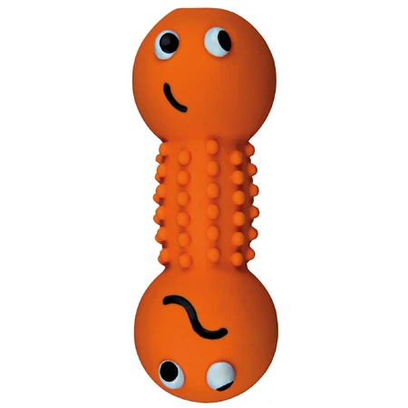 Trixie, smiley hondenspeeltje, latex, 19cm, veelkleurig