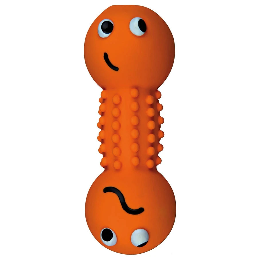 Trixie, smiley hondenspeeltje, latex, 19cm, veelkleurig
