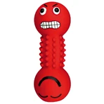 Trixie, smiley hondenspeeltje, latex, 19cm, veelkleurig