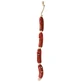 TRIXIE, salchicha con cuerda para perros, plástico con cuerda, 75cm, rojo, 4 piezas