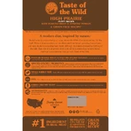 TASTE OF THE WILD High Prairie Puppy, Bison und Venison, getreidefreies Trockenfutter für junge Hunde, 2kg