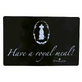 TRIXIE King of Dogs, alfombrilla para perros, rectangular, antideslizante, plástico, negro, 1 ud. 44x28cm