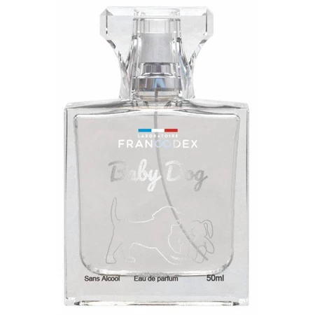 FRANCODEX Dog Baby, perfume para perros junior, Almizcle Blanco, frasco, 50ml