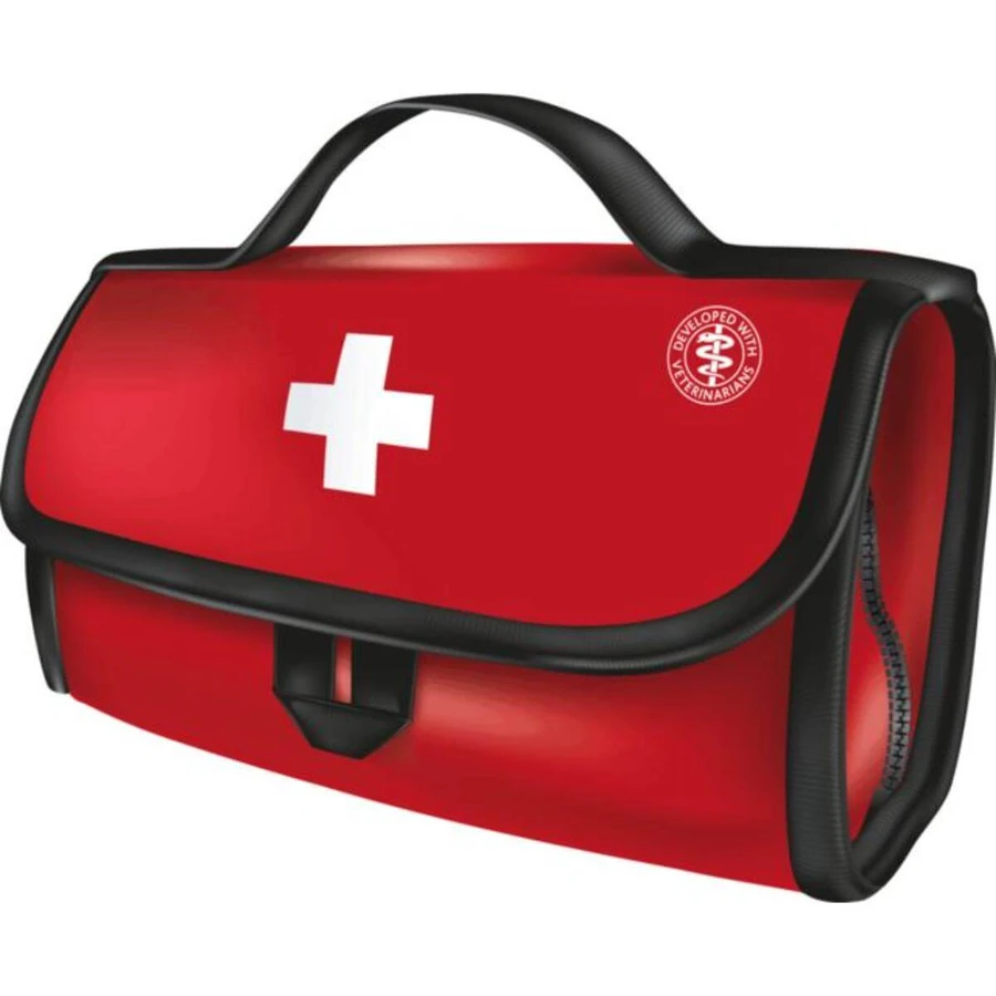 TRIXIE First Aid Kit 17 accessories, First Aid Kit for dogs and cats