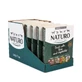 NATURO Low Grain, XS-L, Pato y Verduras, comida húmeda baja en cereales, bandeja, (en aspic), 400g