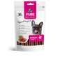 PET'S DESSERT Pure Doggie Delight Hypoallergenic Doggie Delight, XS-XL, Strauß, getreidefreier Belohnungsbeutel mit einem Protein für Hunde, Allergien, 80g