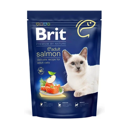 BRIT Premium by Nature, Lachs, Katzentrockenfutter, 800g
