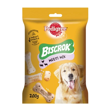 PEDIGREE Biscrok Multi Mix, hondensnacks, koekjes, kip, rund en lam , 200g