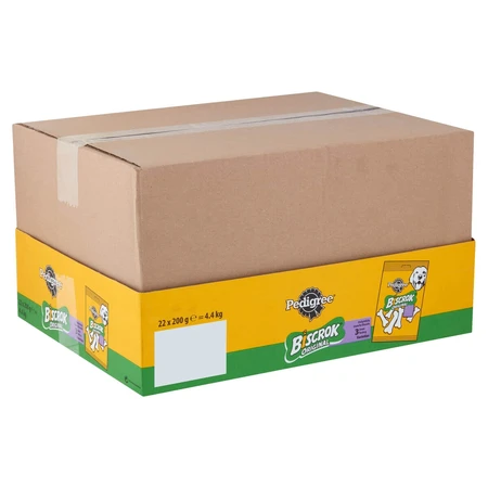PEDIGREE Biscrok Multi Mix, hondensnacks, koekjes, kip, rund en lam , 200g