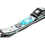 MAX & MOLLY Smart ID Unicorn, dog collar, adjustable, polyester, blue, trident buckle, S(28-45 x 1.5cm)