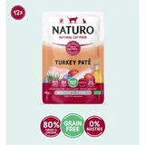 NATURO, Pavo, comida húmeda sin cereales para gatos, (paté), 85g
