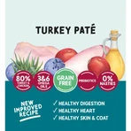 NATURO, Pavo, comida húmeda sin cereales para gatos, (paté), 85g
