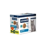 ADVANCE Sterilized, Kabeljau, Beutel mit Nassfutter für sterilisierte Katzen, (in Sauce), bax, 85g x 9 x 9 + 3pcs FREE