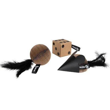 DISTRICT 70 Cat Toys, Gift Box, 3 pieces