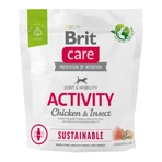 BRIT Care Sustainable Activity, XS-XL, Poulet et insectes, nourriture sèche pour chiens, activité intense, système articulaire, 1kg