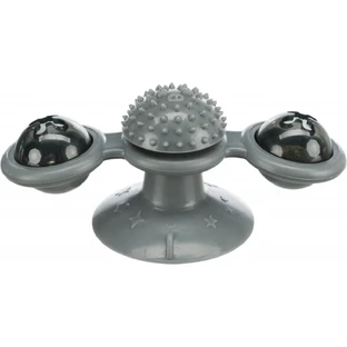 Trixie, jouet spinner de fenêtre, chats, caoutchouc, multicolore, 16cm