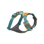 RUFFWEAR Front Rage Spring Mountains, doppia pettorina (petto e schiena) per addestramento cani, regolabile, riflettente, verde e arancione, XS(33-43cm)