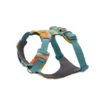RUFFWEAR Front Rage Spring Mountains, doppia pettorina (petto e schiena) per addestramento cani, regolabile, riflettente, verde e arancione, XS(33-43cm)