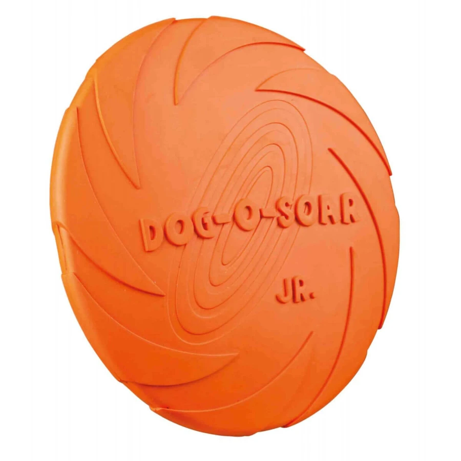TRIXIE, disque frisbee flottant pour chiens, caoutchouc, 15cm, multicolore