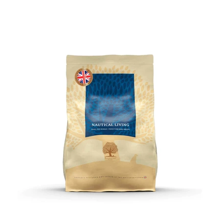 ESSENTIAL Nautical Living, XS-S, Lachs und Forelle, getreidefreies Trockenfutter für Hunde, 2,5 kg