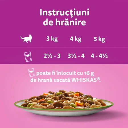 WHISKAS Tasty Mix Chef's Choice, Salmon, Beef, Chicken & Poultry, Chicken & Turkey, Chicken & Cod, sachet wet cat food, (in sauce), multipack, 85g x 12