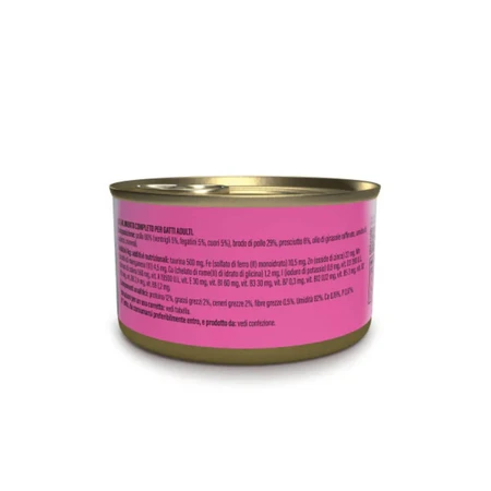 SCHESIR After Dark, Kip en Ham, graanvrij natvoer in blik, (in soep), 80g