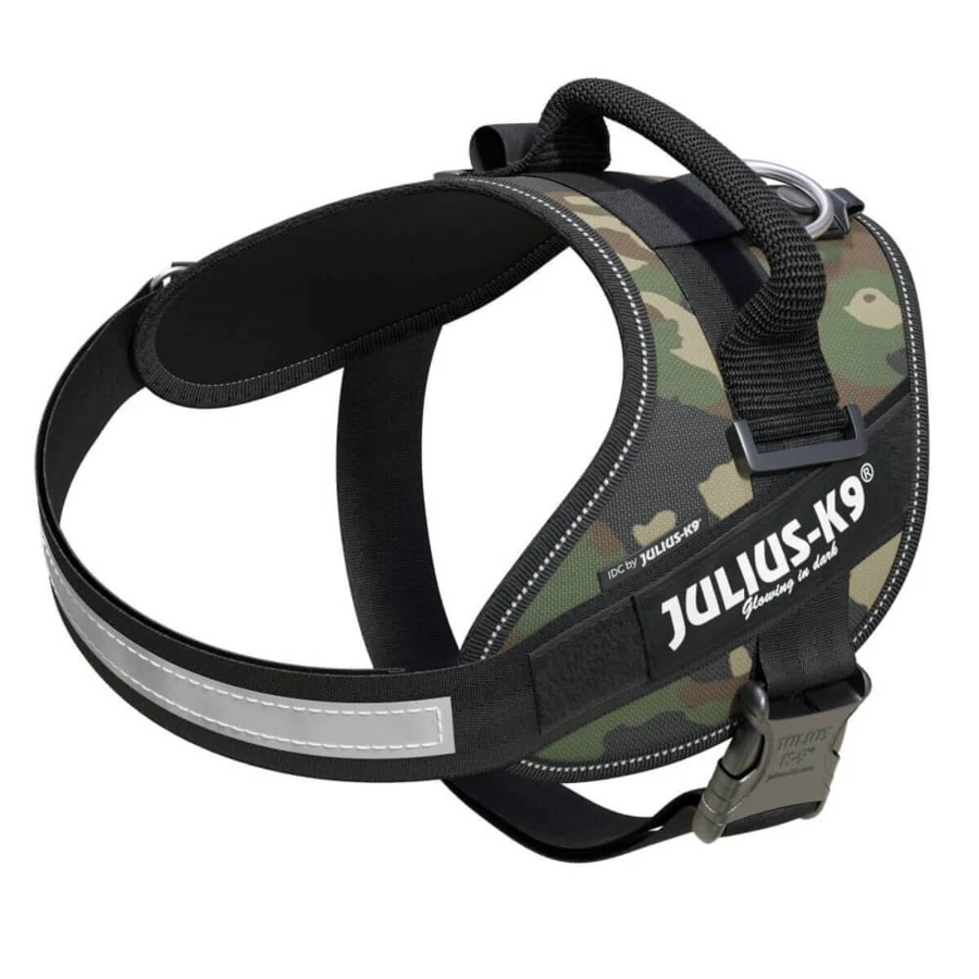 JULIUS-K9 IDC Power, dog harness, L, 23-30kg, camouflage