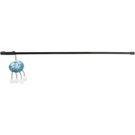 TRIXIE Bola de Navidad, Brad o pan de jengibre, juguete para gatos, actividades físicas, plástico, negro y azul, 46cm