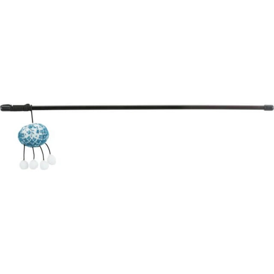 TRIXIE Bola de Navidad, Brad o pan de jengibre, juguete para gatos, actividades físicas, plástico, negro y azul, 46cm