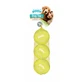 PAWISE 3er-Set Tennisbälle, Ballspielzeug für Hunde, S-XL, Kunststoff, körperliche Aktivitäten, gelb, ⌀6,3 cm