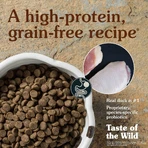 TASTE OF THE WILD Wetlands, Pato, pienso sin cereales para perros, 2kg