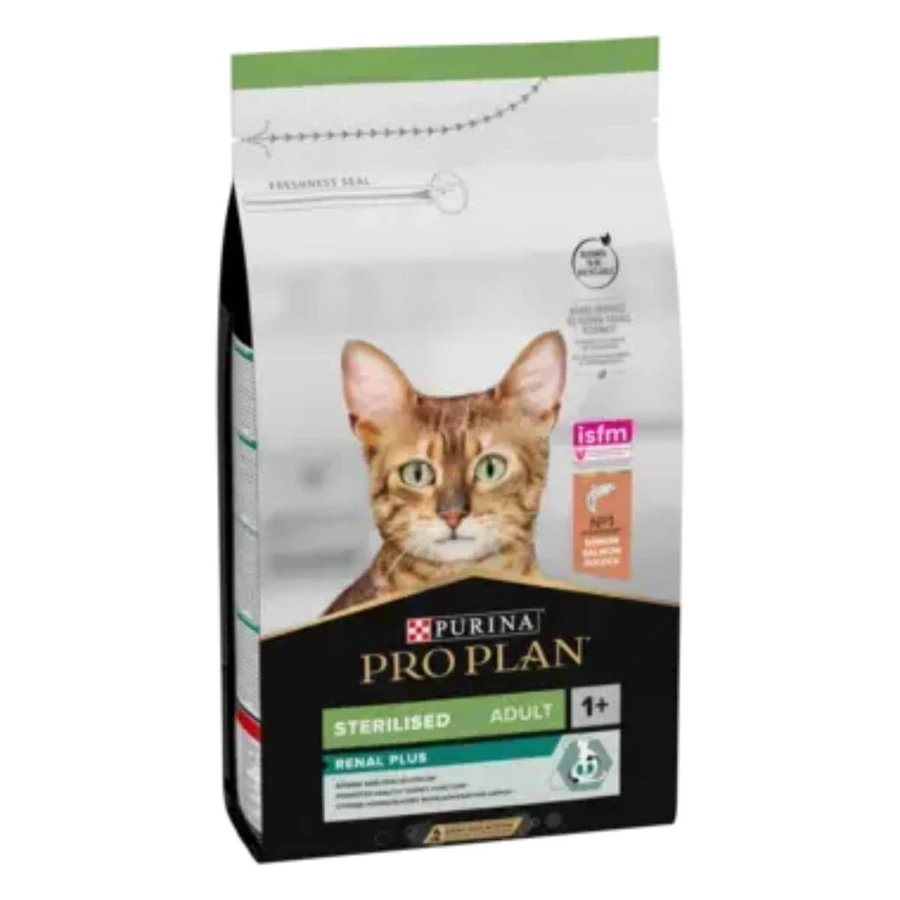 PURINA Pro Plan Renal Plus Sterilized, Salmon, dry food for sterilized cats, 400g