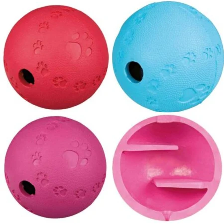 Trixie, labyrint kogelspeeltje voor honden, natuurrubber, 9cm, multicolor