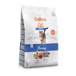 CALIBRA Life, Hering, Katzentrockenfutter, 1,5kg