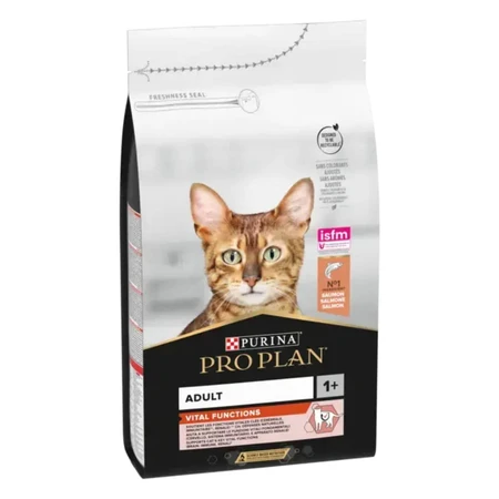 PURINA Pro Plan Vitalfunktionen Adult 1+, Lachs, Katzentrockenfutter, 1,5kg