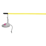 Trixie, mouse fishing rod, toy, cats, plush, multicolor, 100cm