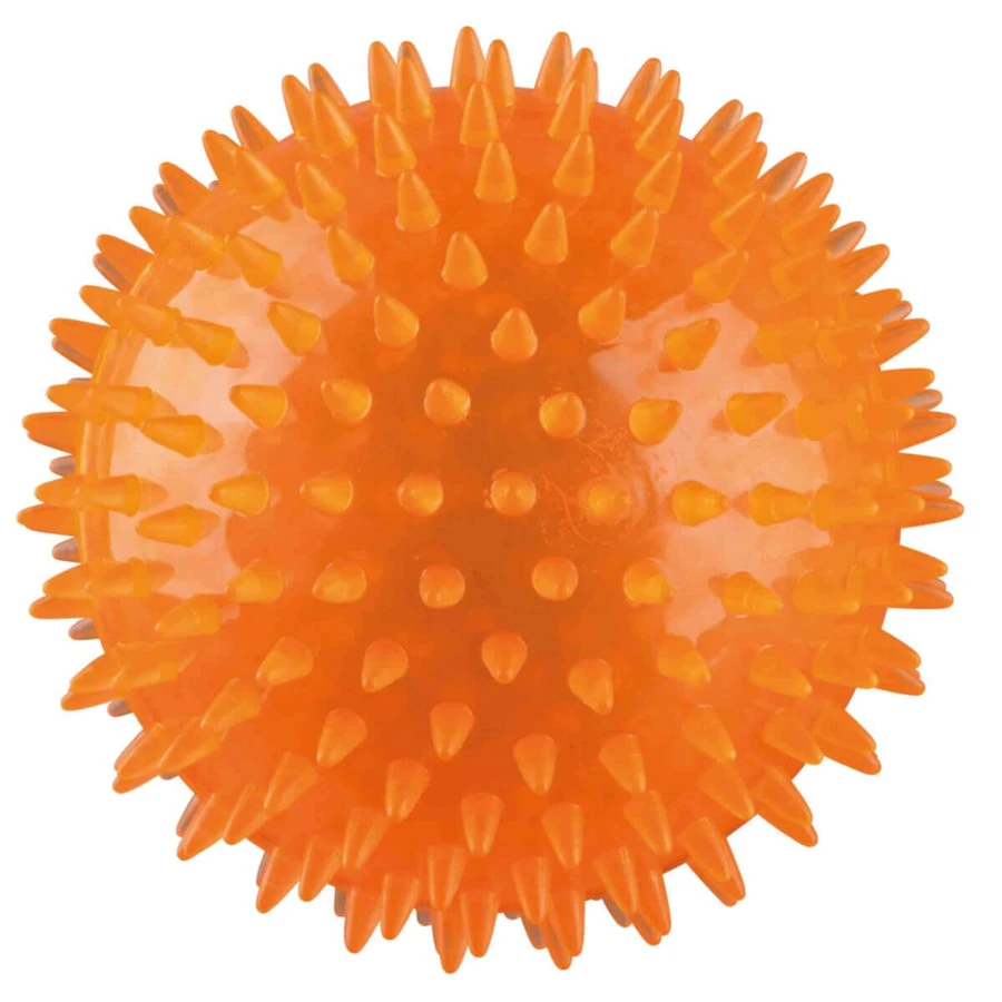 TRIXIE, floating hedgehog ball toy for dogs, thermoplastic rubber, 12cm, multicolor