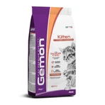 GEMON Kitten, saumon et riz, nourriture sèche pour chats juniors, 2kg