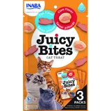 INABA Juicy Bites, Pesce e Capesante, busta, bustina, ricompensa per gatti senza cereali, semi-malati, 33g