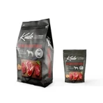 KUDO Mini Adult Small Breed, XS-S, Beef and Lamb, low grain dry food for dogs, cold pressed, 3kg