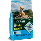 MONGE BWild Adult Mini, XS-S, Anchovies and Potatoes, dry food, grain free, 2.5kg