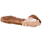 Trixie, sturdy squirrel toy for dogs, with sound, plush, 30cm, multicolored